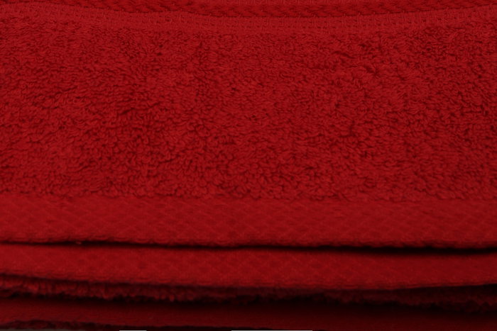 Mijölnir Toalla de Baño Roja 100% Algodón 70 x 140 cm Suave y Absorbente